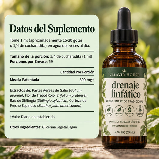 Velavir® Drenaje Linfatico | Gotas Sublinguales