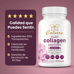 Colvera™ Colageno Hidrolizado 5 en 1 | Capsulas