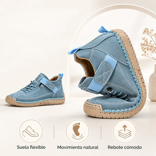 2 · Se flexiona con cada paso.