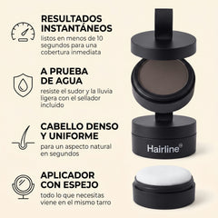 Hairline™- Cubre Calvas y Canas Instantáneo
