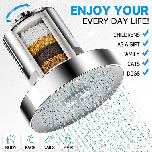 Lluvia™ | Regadera con Filtro que tu Cabello Agradecerá
