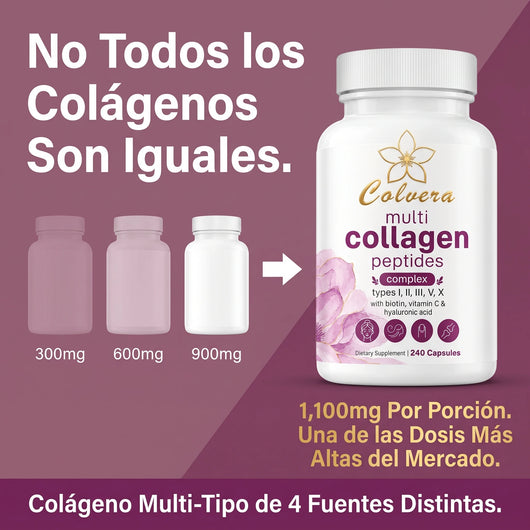 Colvera™ Colageno Hidrolizado 5 en 1 | Capsulas