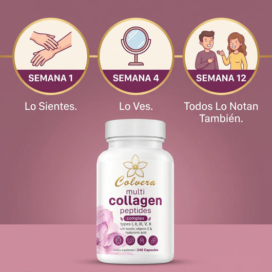 Colvera™ Colageno Hidrolizado 5 en 1 | Capsulas